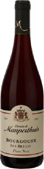 Een fles Domaine de Mauperthuis, uit het schap in de winkel in Bathmen