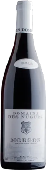 Een fles Domaine des Nugues, uit het schap in de winkel in Bathmen