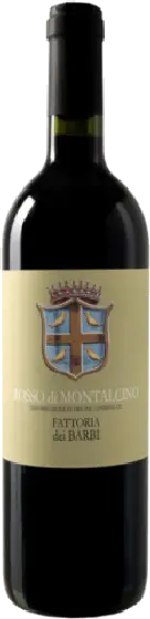 Een fles Fattoria dei Barbi, uit het schap in de winkel in Bathmen