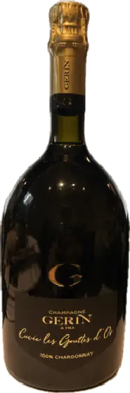 Een fles Gerin & Fils, uit het schap in de winkel in Bathmen