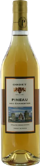 Een fles Godet, uit het schap in de winkel in Bathmen