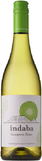 Een fles Indaba, uit het schap in de winkel in Bathmen