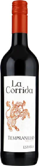 Een fles La Corrida, uit het schap in de winkel in Bathmen