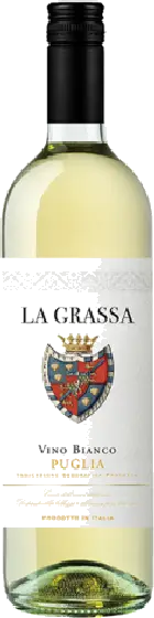 Een fles La Grassa, uit het schap in de winkel in Bathmen