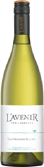 Een fles L'Avenir, uit het schap in de winkel in Bathmen