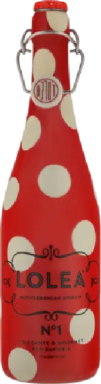 Een fles Lolea, uit het schap in de winkel in Bathmen