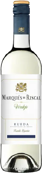 Een fles Marqués de Riscal, uit het schap in de winkel in Bathmen