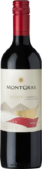 Een fles MontGras, uit het schap in de winkel in Bathmen
