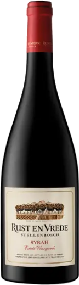 Een fles Rust en Vrede, uit het schap in de winkel in Bathmen