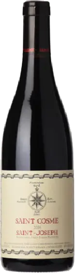 Een fles Saint-Joseph, uit het schap in de winkel in Bathmen