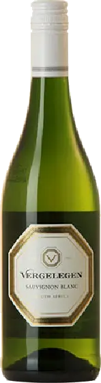 Een fles VERGELEGEN, uit het schap in de winkel in Bathmen