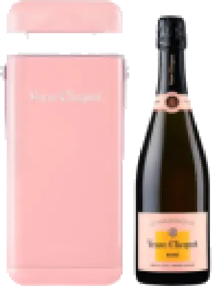 Een fles Veuve Clicquot, uit het schap in de winkel in Bathmen