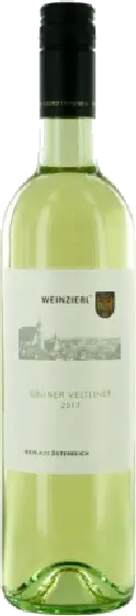 Een fles Weinzierl, uit het schap in de winkel in Bathmen