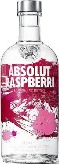 Een fles Absolut, uit het schap in de winkel in Bathmen
