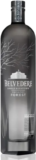 Een fles Belvedere, uit het schap in de winkel in Bathmen