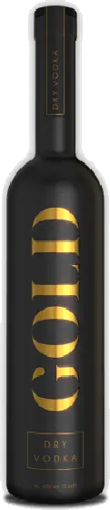 Een fles Gold Dry, uit het schap in de winkel in Bathmen