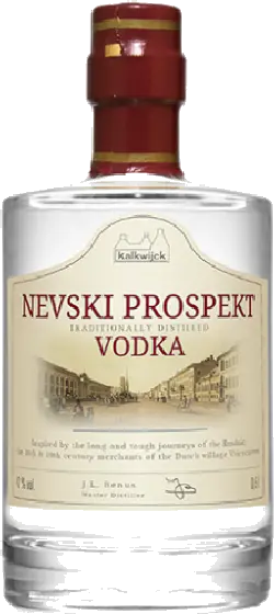 Een fles Kalkwijck, uit het schap in de winkel in Bathmen