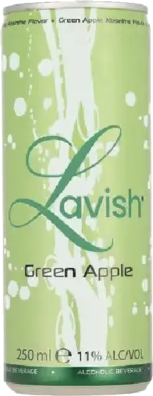 Een fles Lavish, uit het schap in de winkel in Bathmen