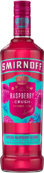 Een fles Smirnoff, uit het schap in de winkel in Bathmen
