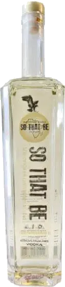 Een fles So That Be, uit het schap in de winkel in Bathmen