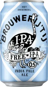 Alcoholvrije drank Brouwerij 't Ij Free IPA alcoholvrij bier van Brouwerij 't IJ, bij slijterij ’t Bockje in Bathmen