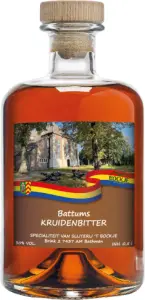 Bitter Battums Kruidenbitter van Battums, bij slijterij ’t Bockje in Bathmen