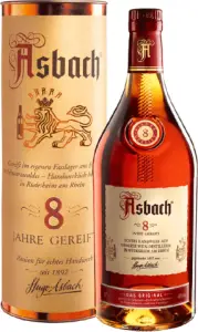 Brandy Asbach 8 van Asbach, bij slijterij ’t Bockje in Bathmen