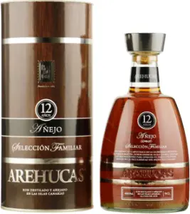 Fles Ron Arehucas Añejo Rum 12 Yrs., rum, bij slijterij t Bockje in Bathmen