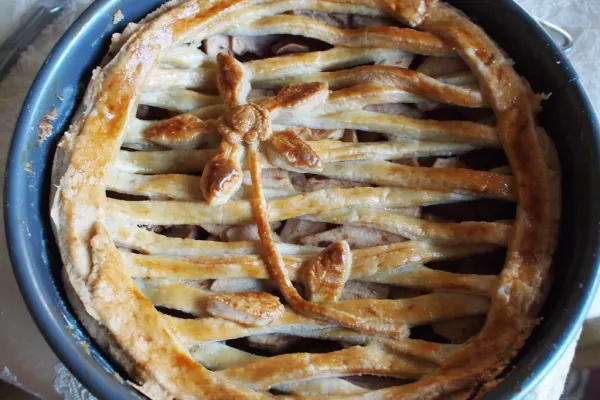 Appeltaart met kaneel