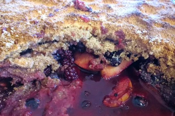 Bosbessencrumble