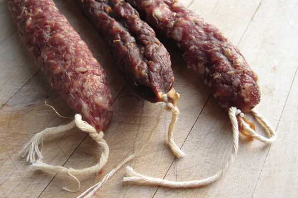 Charcuterie met droge worst