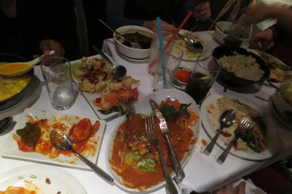 Indonesische rijsttafel