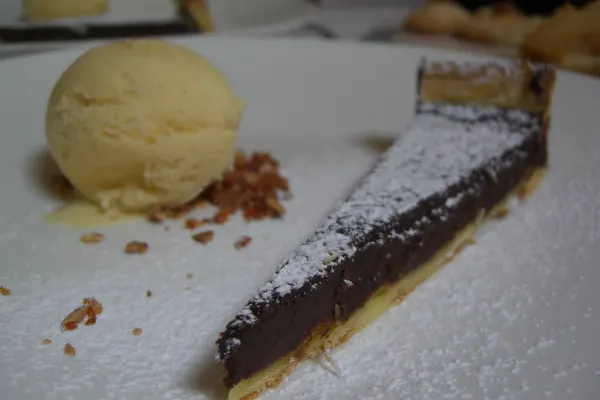 Pure chocoladetaart