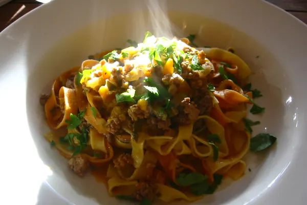 Tagliatelle met ragù