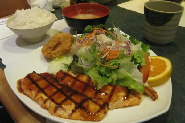Zalm teriyaki
