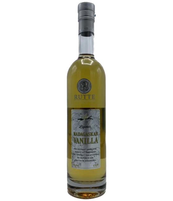 Rutte Madagaskar Vanilla Likeur, fles bij slijterij t Bockje in Bathmen