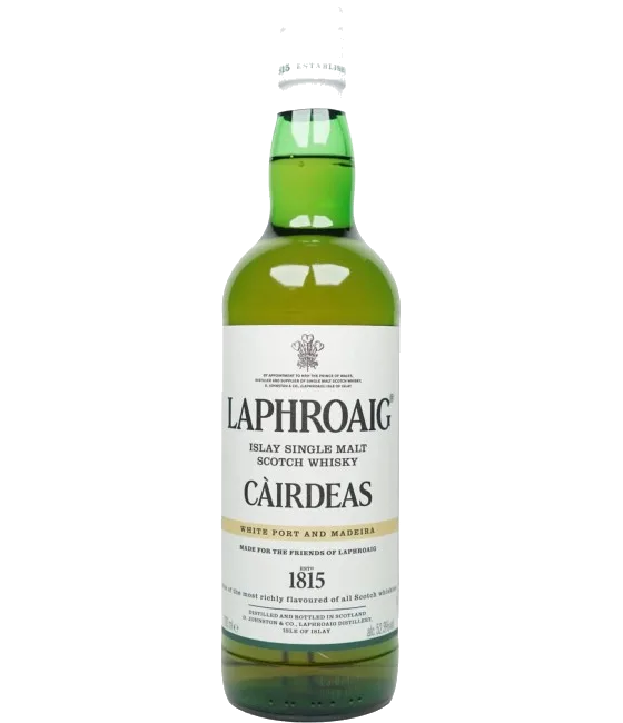 Laphroaig Cairdeas Islay Single Malt, fles bij slijterij t Bockje in Bathmen