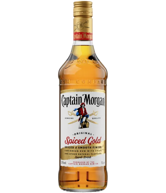 Captain Morgan Spiced Gold, fles bij slijterij t Bockje in Bathmen