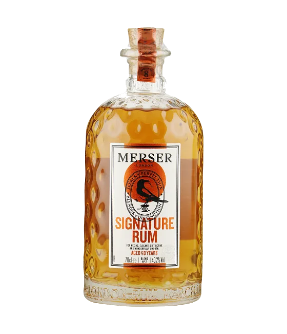 Merser Signature Rum, fles bij slijterij t Bockje in Bathmen