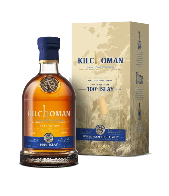 Kilchoman 100% Islay 2021 11th Edition, fles bij slijterij t Bockje in Bathmen