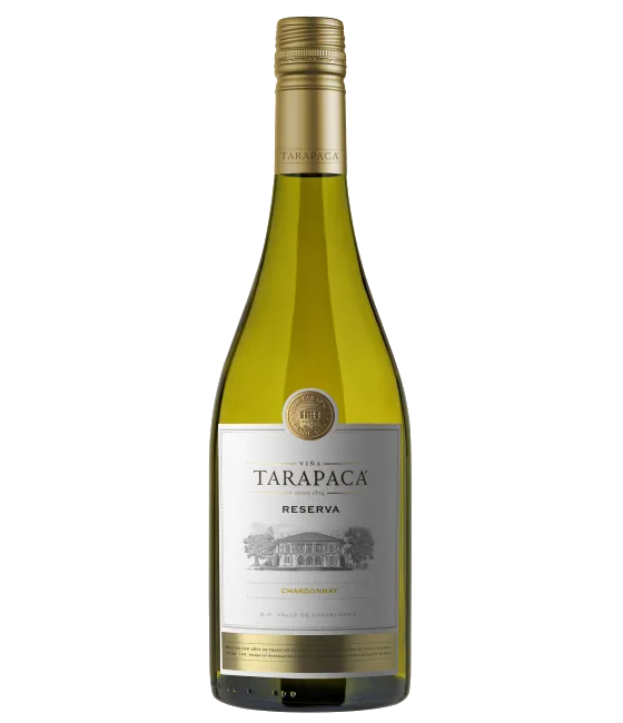 Tarapacá Reserva Chardonnay, fles bij slijterij t Bockje in Bathmen