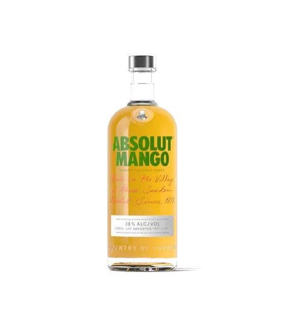 Absolut Mango, fles bij slijterij t Bockje in Bathmen
