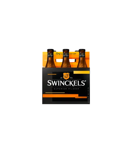 Swinckels Pilsener – 6 x 30 cl, fles bij slijterij t Bockje in Bathmen