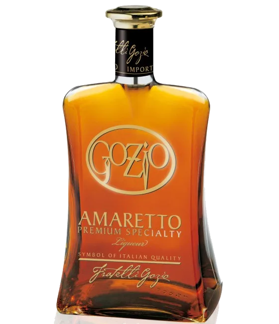 GOZIO Amaretto, fles bij slijterij t Bockje in Bathmen