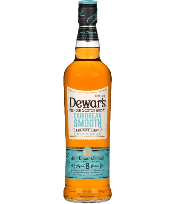 Dewar’s Caribbean Smooth 8 years, fles bij slijterij t Bockje in Bathmen