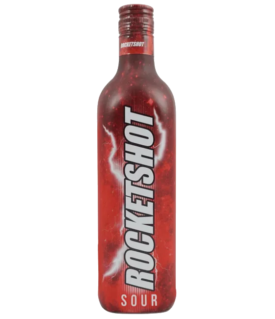 Rocketshot Sour, fles bij slijterij t Bockje in Bathmen