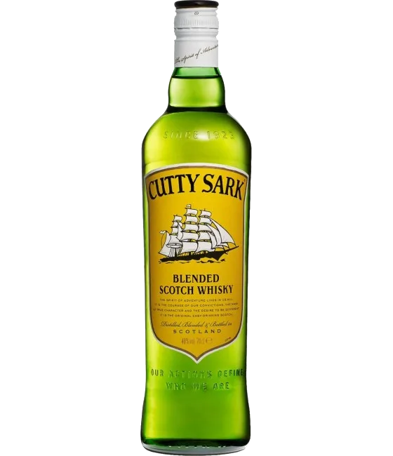 Cutty Sark Blended Scotch Whiskey, fles bij slijterij t Bockje in Bathmen