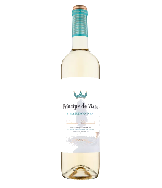 Principe de Viana Chardonnay Barrel Fermented, fles bij slijterij t Bockje in Bathmen