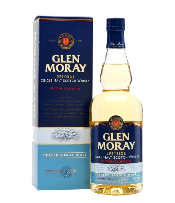 Glen Moray Peated, fles bij slijterij t Bockje in Bathmen