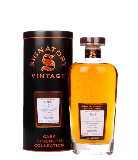 Signatory Cask Strength Collection Ledaig 17 Years Old, fles bij slijterij t Bockje in Bathmen